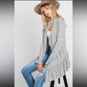 Peplum Cardigan